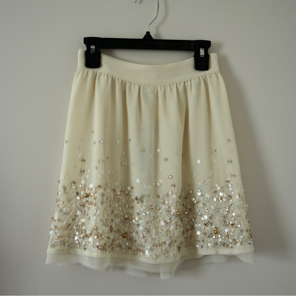Kimchi Blue Sequin Beaded Skirt